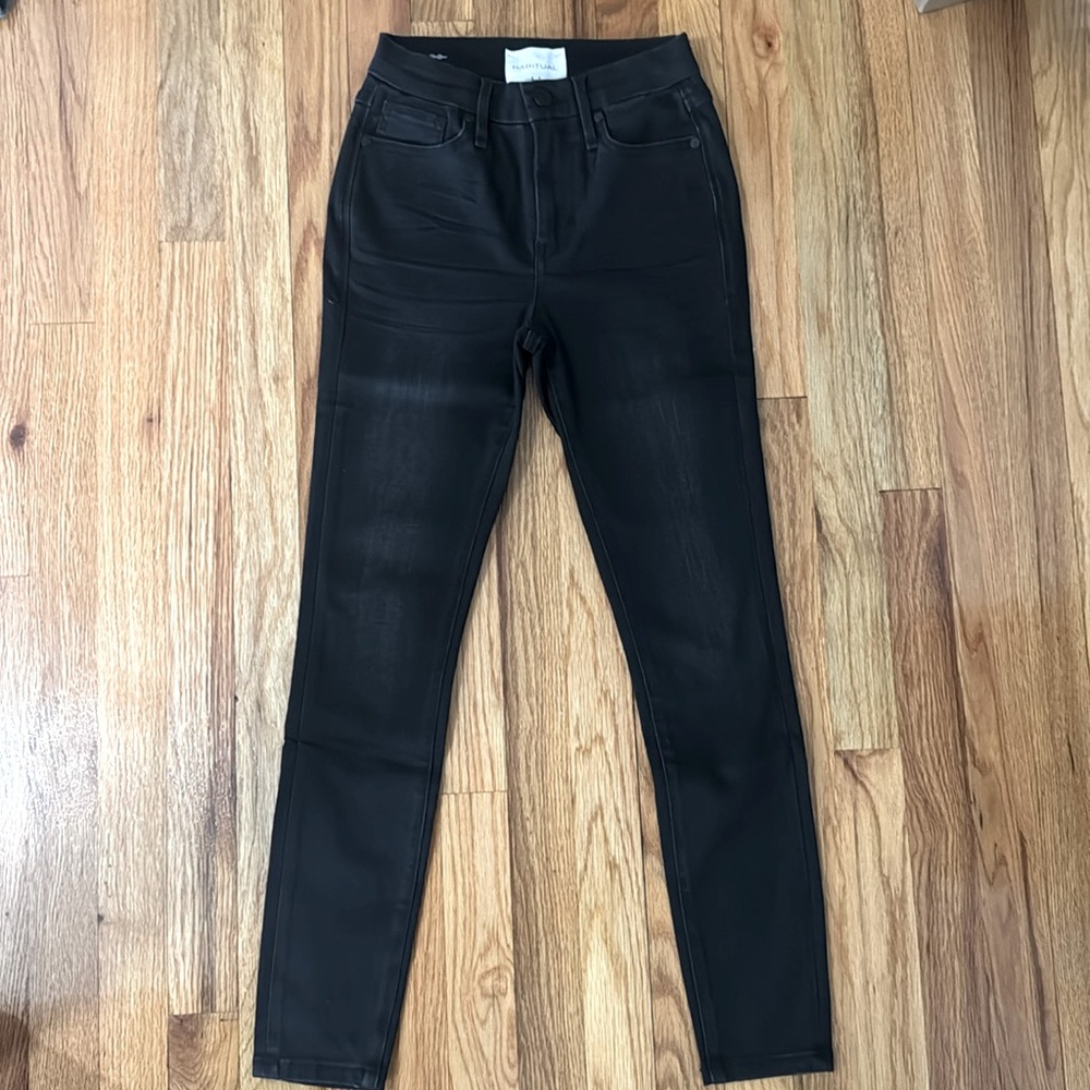 Habitual - washed black skinny jeans- size 24